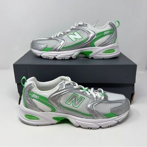New Balance 530 U530APL Grey Green Running Shoes Mens 8 Womens 9.5 STORE MODEL